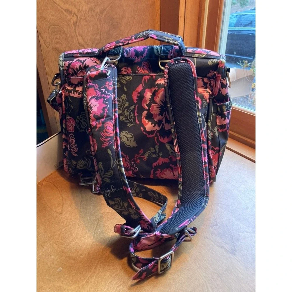 Jujube Be Prepared Diaper Bag Blooming Romance Floral Travel Backpack NWT